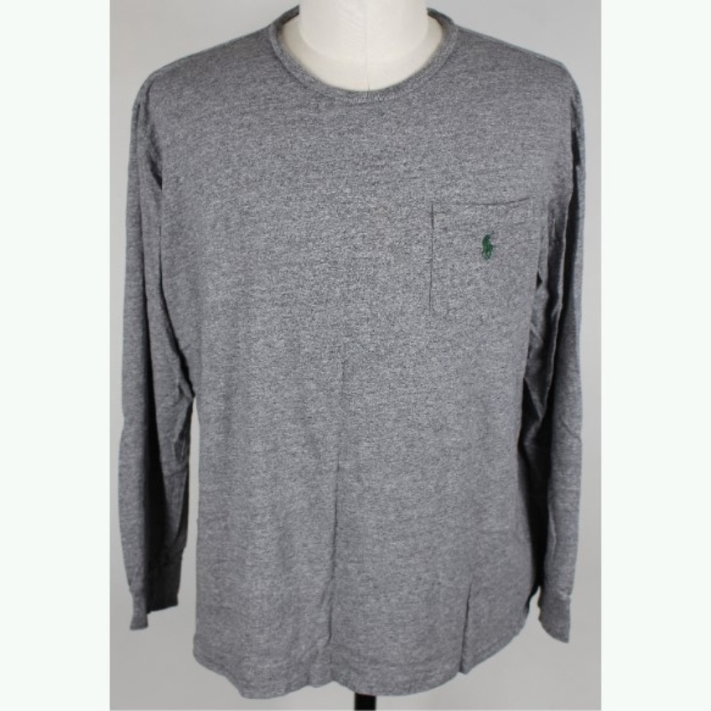 NEW Polo Ralph Lauren Pocket Tee T-Shirt LG Gray